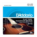 D'Addario EFT16 Flat Top Phosphor Bronze Light Acoustic Guitar String Set