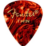 Fender 351 Shape Thin Classic Celluloid Pick -12 Pack-