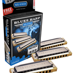 Hohner Blues Harp MS Pro Harmonica Pack