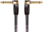 Boss BIC-3AA 3 foot Instrument Cable; Angled to Angled Plug