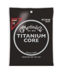 Martin MTCN160 TitaniumCore Light Acoustic Guitar String Set