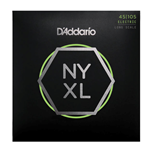 D'Addario NYXL45105 Bass Guitar String Set, Long Scale, Light Top/Medium Bottom 45-105