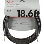 Fender Professional Series 18.6ft Str/Str Instrument Cable