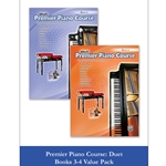 Alfred Premier Piano Course Duet Level 3 and 4 Value Pack; AL00106699
