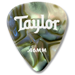 Taylor Celluloid 351 Abalone Pick -6 pack -