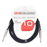 Gator CableWorks Backline 10-foot Instrument Cable