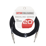 Gator CableWorks Backline 20-foot Instrument Cable