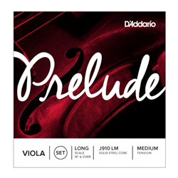 D'Addario J910LM Prelude Viola String Set, Long Scale, Medium Tension