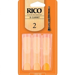 Rico RCA0320 Bb Clarinet #2 Reeds -3 Pack-