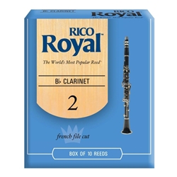 Rico Royal RCB1020 Bb Clarinet #2 Reeds Box of 10