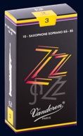 Vandoren ZZ Soprano Saxophone Reeds; 10 Box