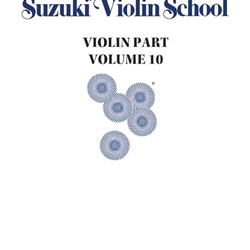 Suzuki Violin School, Violin Part Volume 10; 00-0226