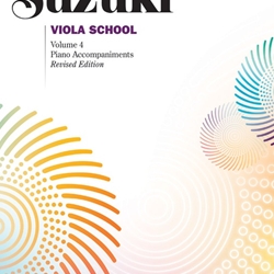 Suzuki Viola School, Piano Part Volume 4; 00-0275S