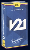 Vandoren V21 Bb Clarinet Reeds; 10 Box