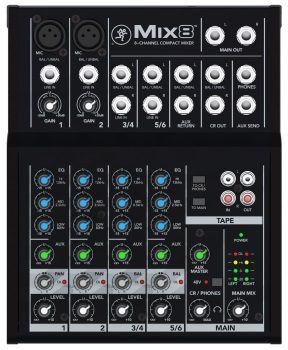 Mackie Mix 8 8-Channel Mixer