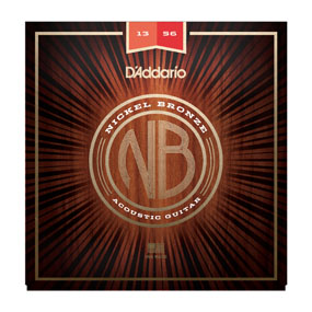 D'Addario NB1356 Nickel Bronze Custom Medium Acoustic Guitar String Set