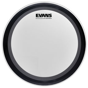 Evans UV Coated EMAD Bass Drum Head