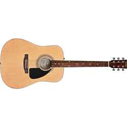 Fender CD-60S V2 Dreadnought Acoustic Guitar Starter Package; 0961281021