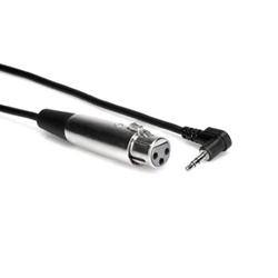 Hosa XVM105F Female XLR to 3.5mm Patch Cable