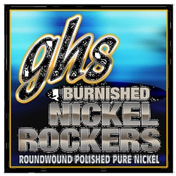 GHS BNRM Burnished Nickel Rockers Medium  Guage Electric Guitar Strings