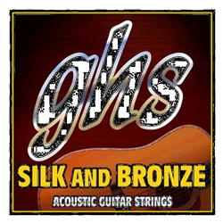 GHS 370 Silk and Bronze Acoustic Guitar String Set