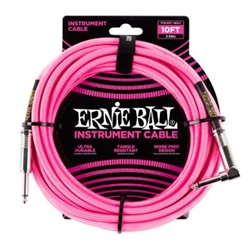Ernie Ball Braided Straight / Angle Instrument Cable