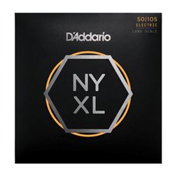 D'Addario NYXL50105 Bass Guitar String Set, Long Scale, Medium 50-105
