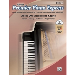 Alfred Piano Express All-In-One Accelerated Course Book 4; AL0046092