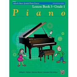 Alfred's Basic Graded Piano Course, Lesson Book 3 Grade 1; 20183UK