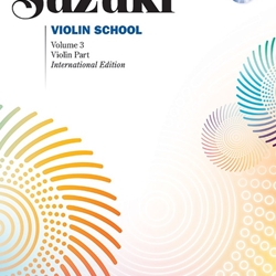 Suzuki Violin School, Violin Part Book and CD Volume 3; 00-46912