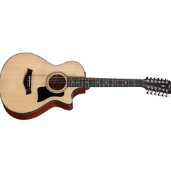 Taylor 352ce 12-String 12-Fret Concert Body Acoustic/Electric Guitar
