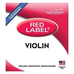 Super Sensitive Red Label Violin String Set