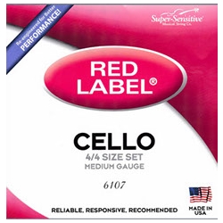 Super Sensitive Red Label Cello Single D String