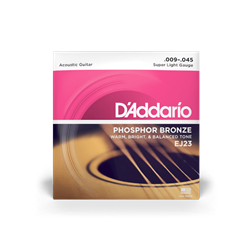 D'Addario EJ23 Phosphore Bronze Super Light Acoustic Guitar String Set