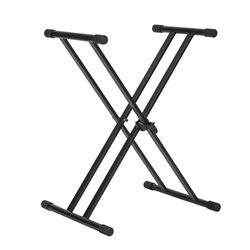 Gator Frameworks Deluxe Double "X" Style Keyboard Stand; GFW-KEY-2000X