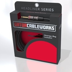 Gator CableWorks Headliner Quiet 10 Foot Instrument Cable